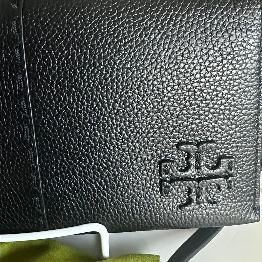 Tory Burch McGraw Pebble Leather Wallet Crossbody Clutch ~NWT~